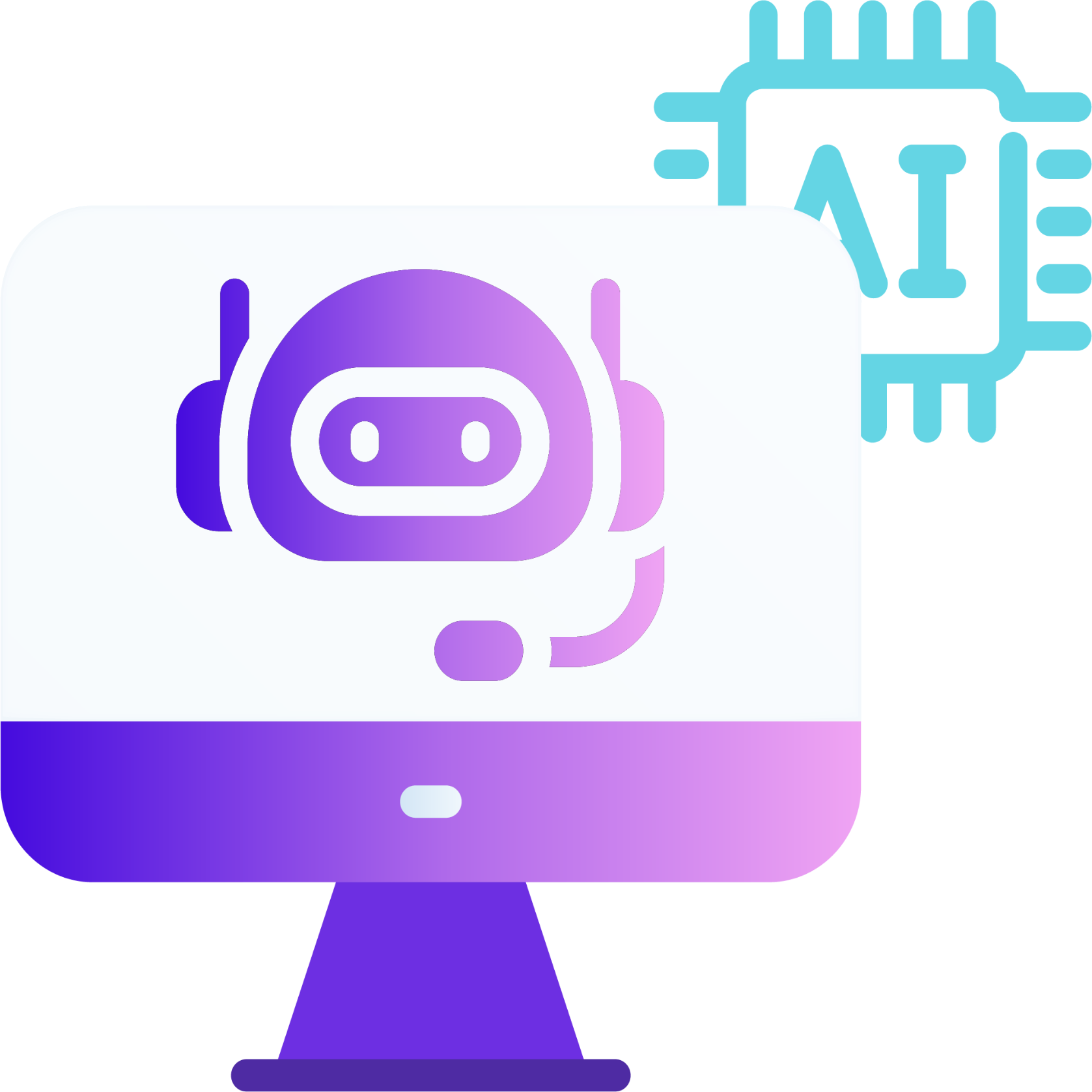 Chatbot weboldalra ikon